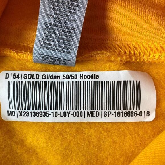 Grumpy Veteran Hoodie Gold Medium - Picture 4 of 5